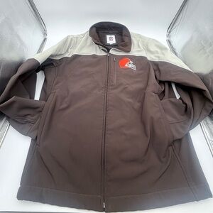 VTG G-III NFL Cleveland Browns Jacket Adult Size XXL Lined Full Zip
